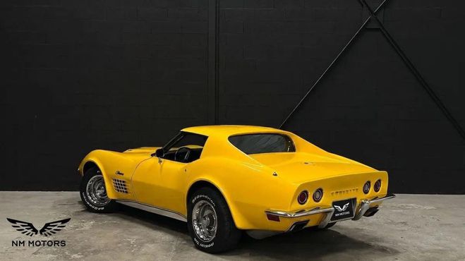 Chevrolet Corvette C3 Stingray V8 Big Block 454 390 CV Boit Jaune de 1970