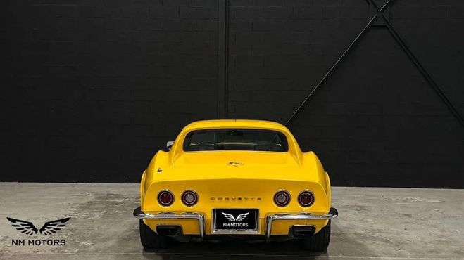 Chevrolet Corvette C3 Stingray V8 Big Block 454 390 CV Boit Jaune de 1970