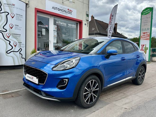 Ford Puma II 1.0 i Ecoboost mHEV 125ch Titanium Bleu de 2020
