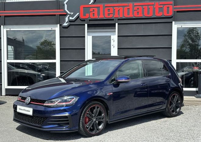 Volkswagen Golf VII 2.0 TSI 245CH GTI PERFORMANCE DSG7 5 Bleu de 2019