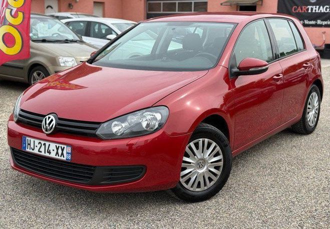 Volkswagen Golf VI 1.4 i 80cv Confortline 5 portes Rouge de 2011