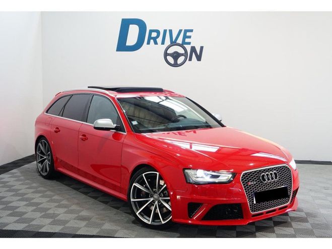 Audi RS4 Avant Quattro 4.2 V8 FSI - 450 - BV S-tr ROUGE de 2013