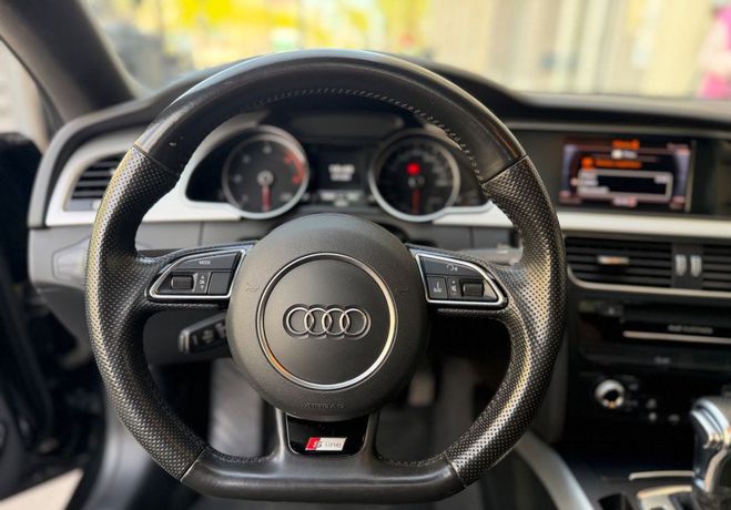 Audi A5 2.0 tdi 190 s-line quattro s-tronic bva  Noir de 2016