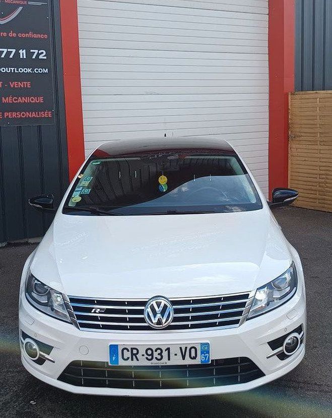Volkswagen Passat CC 2.0 TDI 140ch r-line BVM6 Blanc de 2013