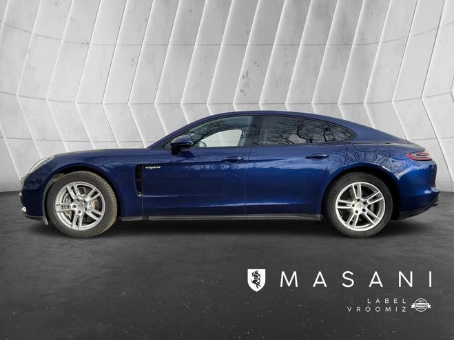 Porsche Panamera 4 e-hybrid francaise cam roues ar echap. Bleu de 2020