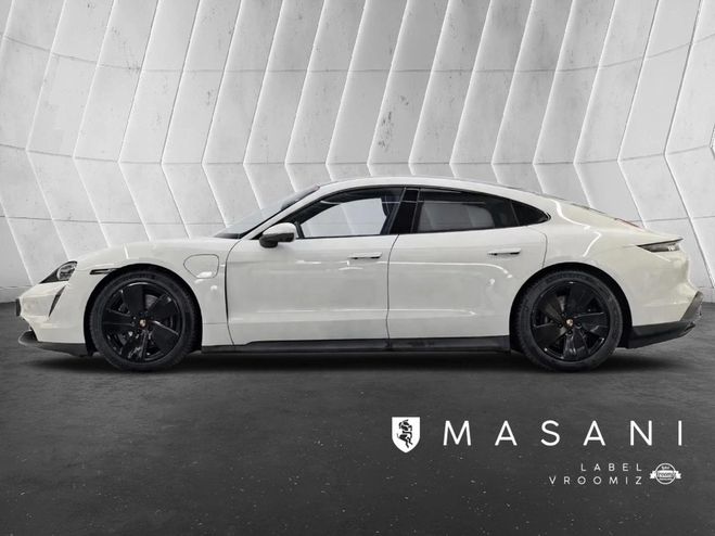 Porsche Taycan soh 429km wltp craie cuir ge 14 volant c Gris de 2021