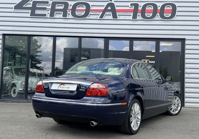 Jaguar S Type 2,7L V6 BITURBO 207ch SUIVI COMPLET Bleu de 2007