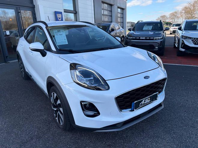 Ford Puma 1.0 Flexifuel mHEV - 125 S&S  II Titaniu BLANC de 2023