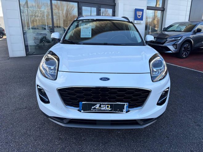 Ford Puma 1.0 Flexifuel mHEV - 125 S&S  II Titaniu BLANC de 2023