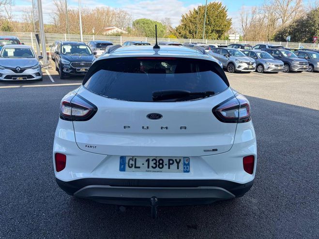 Ford Puma 1.0 Flexifuel mHEV - 125 S&S  II Titaniu BLANC de 2023