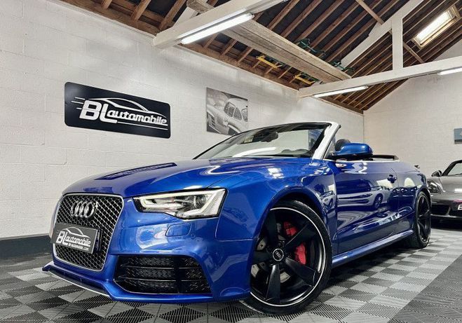 Audi RS5 CABRIOLET 4.2 V8 FSI 450CH QUATTRO S TRO Bleu de 2015
