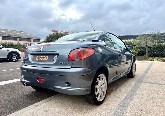 Peugeot 206 CC 1.6 hdi 110ch roxy -faible conso blue Gris de 2006