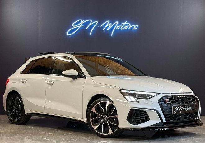 Audi S3 iv sportback 2.0 tfsi 310 quattro s tron Blanc de 2023