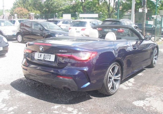 BMW Serie 4 CABRIOLET (G23) 430I A 258 M SPORT Bleu de 2021