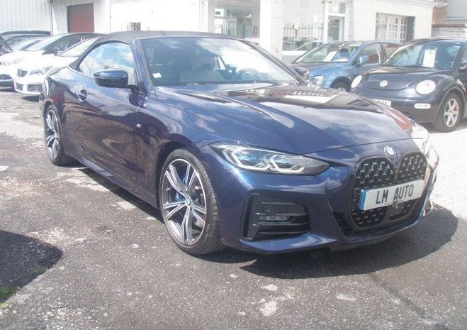 BMW Serie 4 CABRIOLET (G23) 430I A 258 M SPORT Bleu de 2021