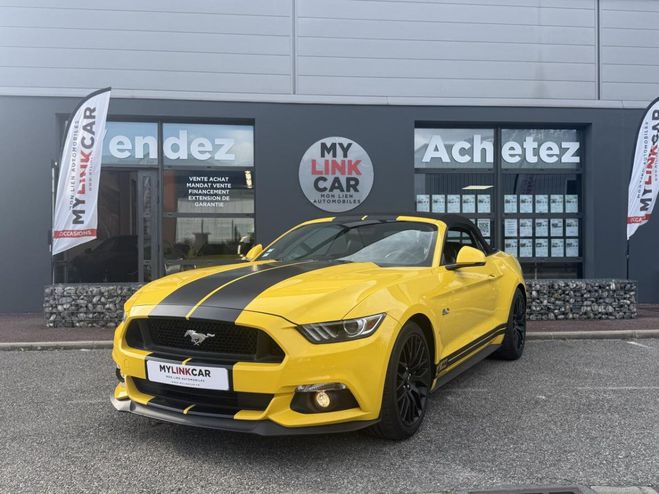 Ford Mustang Convertible 5.0 V8 Ti-VCT 421 pas de mal JAUNE de 2016