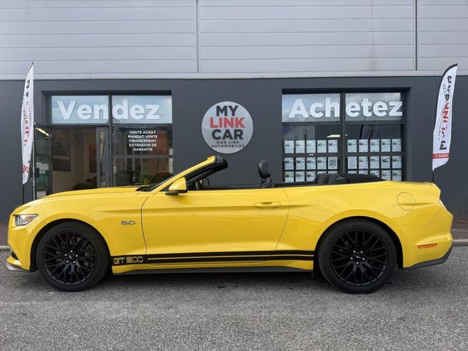 Ford Mustang Convertible 5.0 V8 Ti-VCT 421 pas de mal JAUNE de 2016