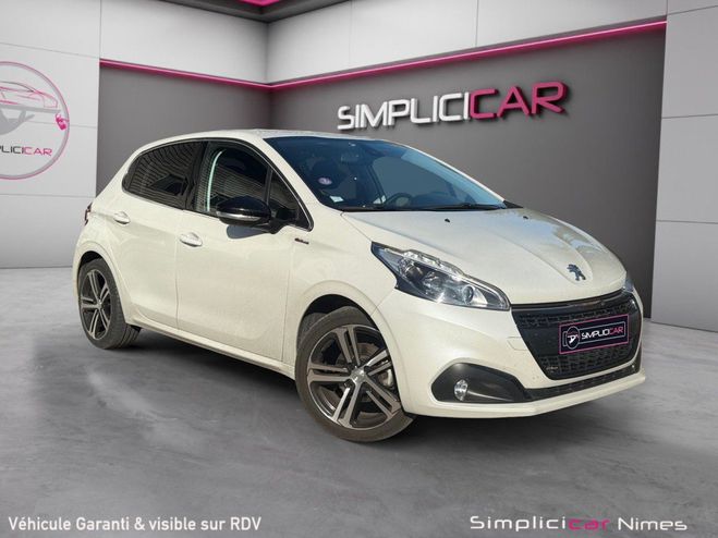 Peugeot 208 110ch EAT6 GT Line - Mode Sport/Neige -  Blanc de 2019
