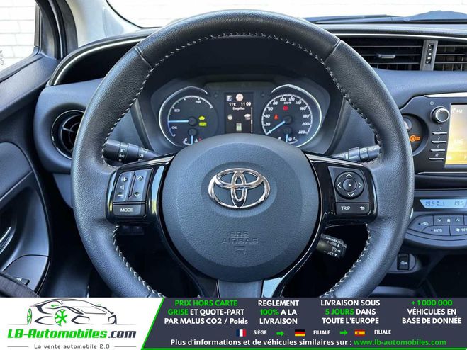 Toyota Yaris HYBRIDE 100ch Blanc M�tallique de 2017