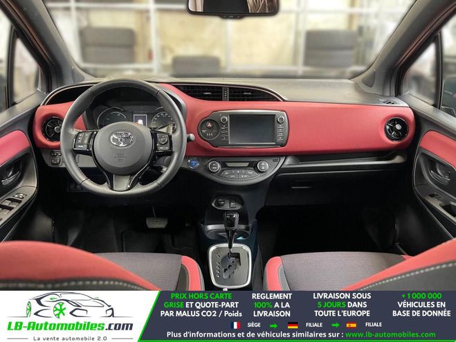 Toyota Yaris HYBRIDE 100ch Rouge de 2017