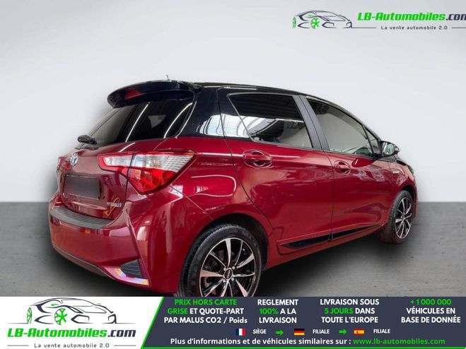 Toyota Yaris HYBRIDE 100ch Rouge de 2017
