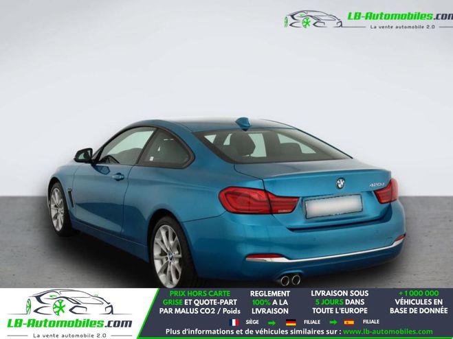 BMW Serie 4 420d 190 ch BVA Bleu M�tallique de 2018