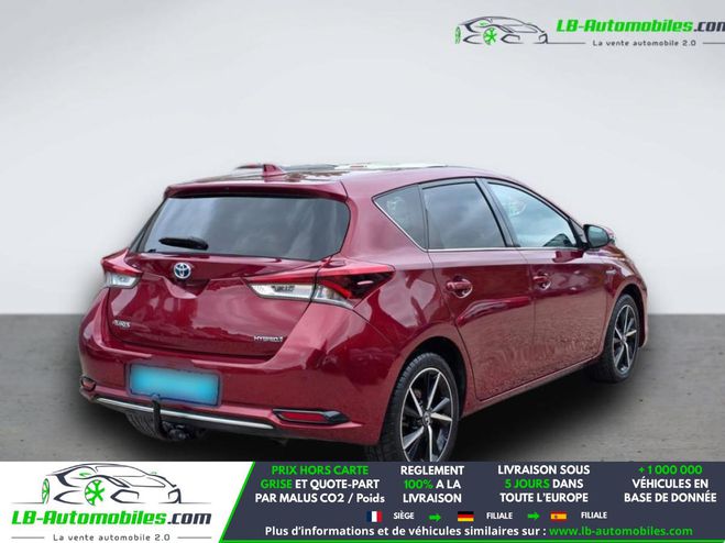 Toyota Auris Hybride 136 ch Rouge M�tallique de 2018