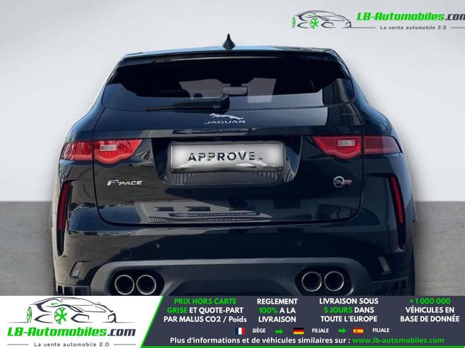 Jaguar F Pace V8 - 550 ch AWD BVA Noir M�tallique de 2019