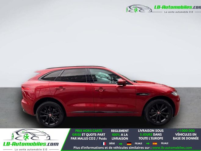 Jaguar F Pace 2.0 D - 180 ch 2WD BVA Rouge M�tallique de 2019