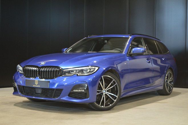 BMW Serie 3 320 D Touring 190 ch M Sport - 1 MAIN -  bleu de 2020