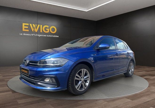 Volkswagen Polo r-line 1.0 tsi 95 garantie 6 mois Bleu de 2019