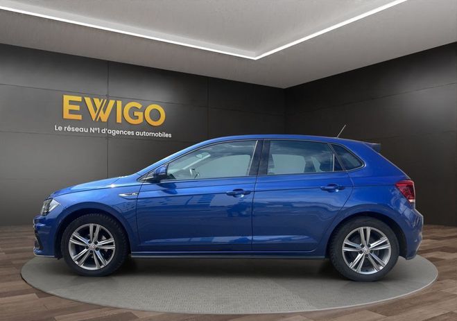 Volkswagen Polo r-line 1.0 tsi 95 garantie 6 mois Bleu de 2019