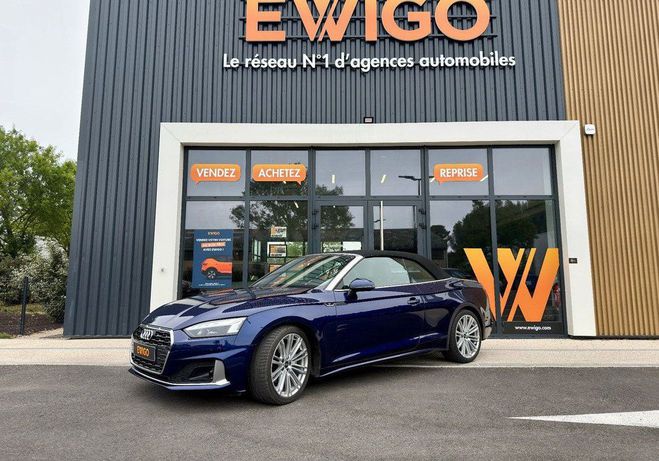Audi A5 cabriolet 2.0l 40 tfsi 205ch avus s-tron Bleu de 2021