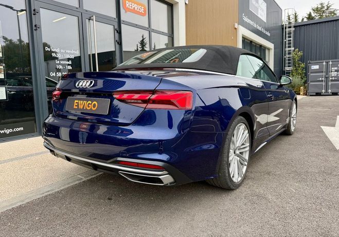 Audi A5 cabriolet 2.0l 40 tfsi 205ch avus s-tron Bleu de 2021