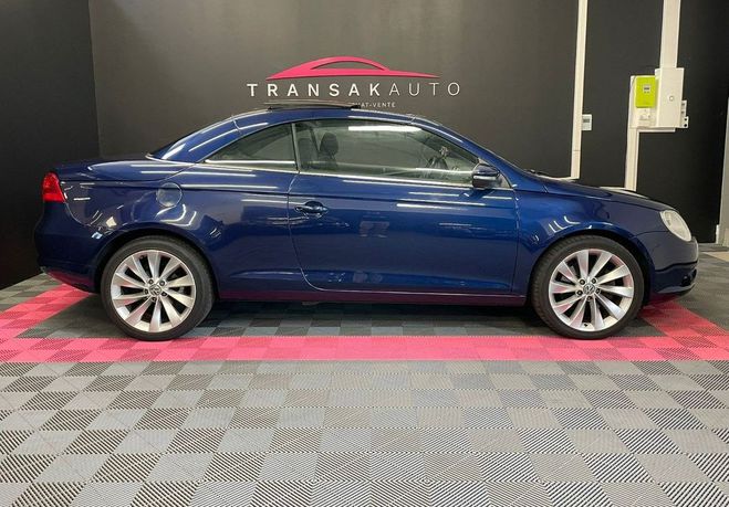 Volkswagen Eos 1.4 16S TSI 160ch Carat TOIT OUVRANT - Bleu de 2010