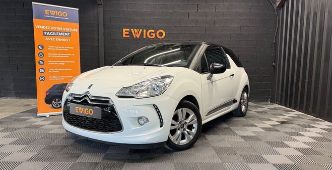 Citroen DS 3 1.6 e-hdi 90 airdream bechic etg bva Blanc de 2013