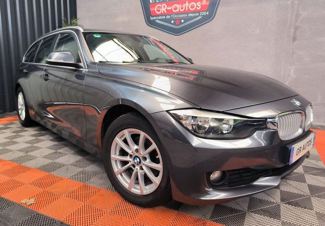 BMW Serie 3 318d Touring 143ch 140.000 km 1er Main g Gris de 2014