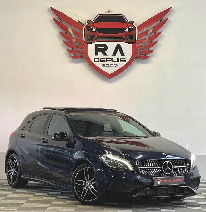 Mercedes Classe A 200 CDI 136CH AMG LINE Bleu Fonc� M�tallis� de 2017