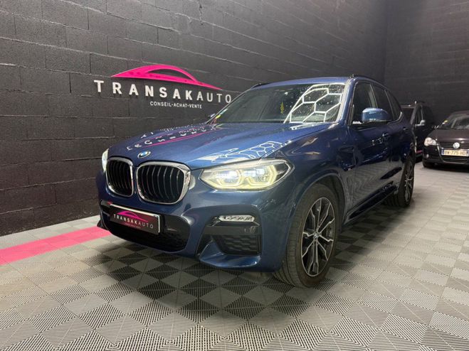 BMW X3 G01 xDrive20d 190ch BVA8 M Sport ***1ERE Bleu de 2019