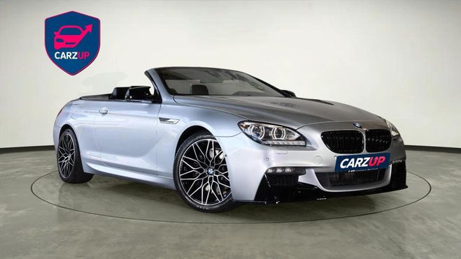 BMW Serie 6 640i Cabriolet M Sport * 320 ch * HUD *  Gris de 2014