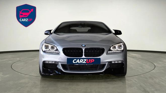 BMW Serie 6 640i Cabriolet M Sport * 320 ch * HUD *  Gris de 2014