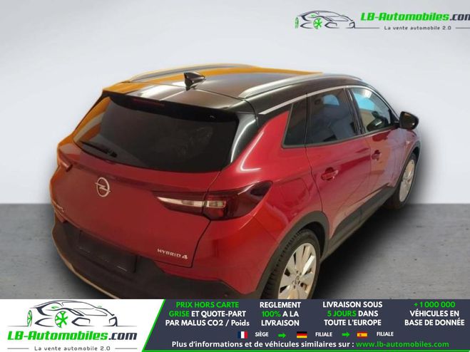 Opel Grandland X Hybrid4 300 ch AWD BVA Rouge de 2020