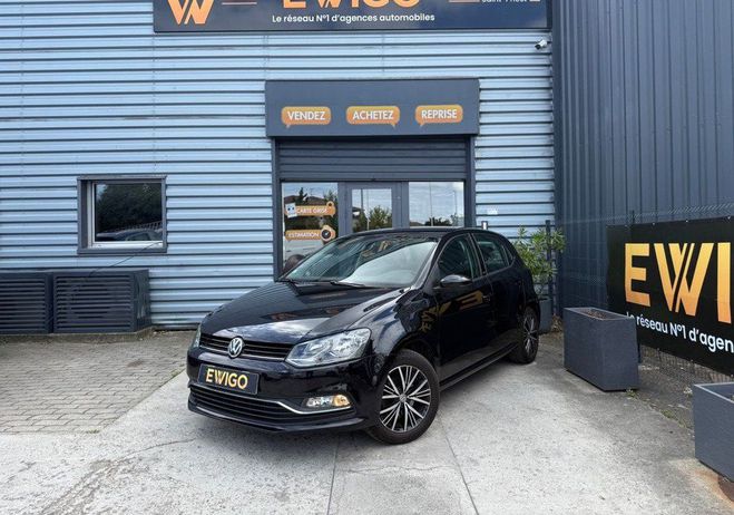Volkswagen Polo 1.2 tsi 90ch allstar carplay Noir de 2016