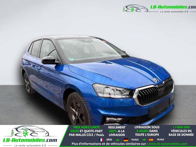 Skoda Fabia 1.0 TSI 110 ch BVM Bleu M�tallique de 2021
