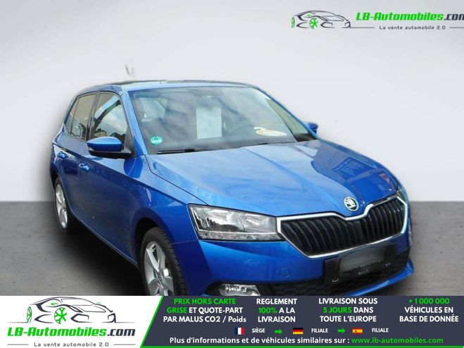 Skoda Fabia 1.0 MPI 75 ch BVM Bleu M�tallique de 2019