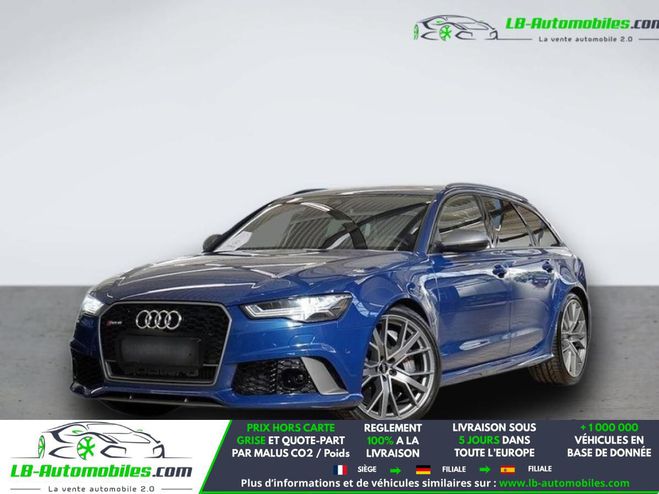 Audi RS6 Performance V8 4.0 TFSI 605 Quattro BVA Bleu M�tallique de 2018