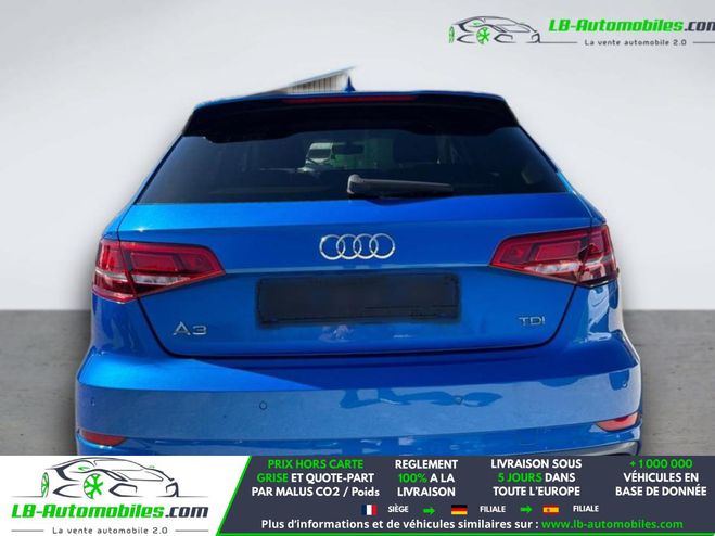 Audi A3 TDI 150 BVA Bleu M�tallique de 2017