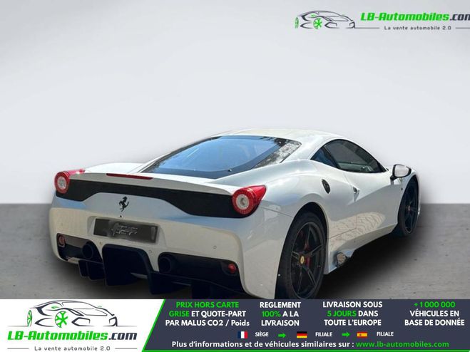 Ferrari 458 4.5 V8 605ch Blanc M�tallique de 2014