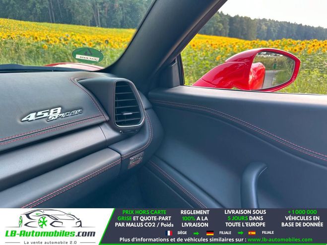 Ferrari 458 4.5 V8 570ch Rouge de 2012