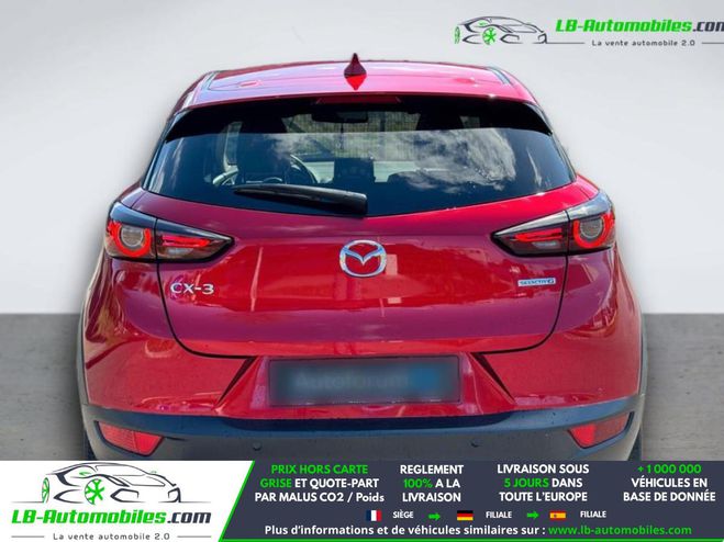 Mazda Cx 3 2.0L Skyactiv-G 121 BVA Rouge M�tallique de 2021